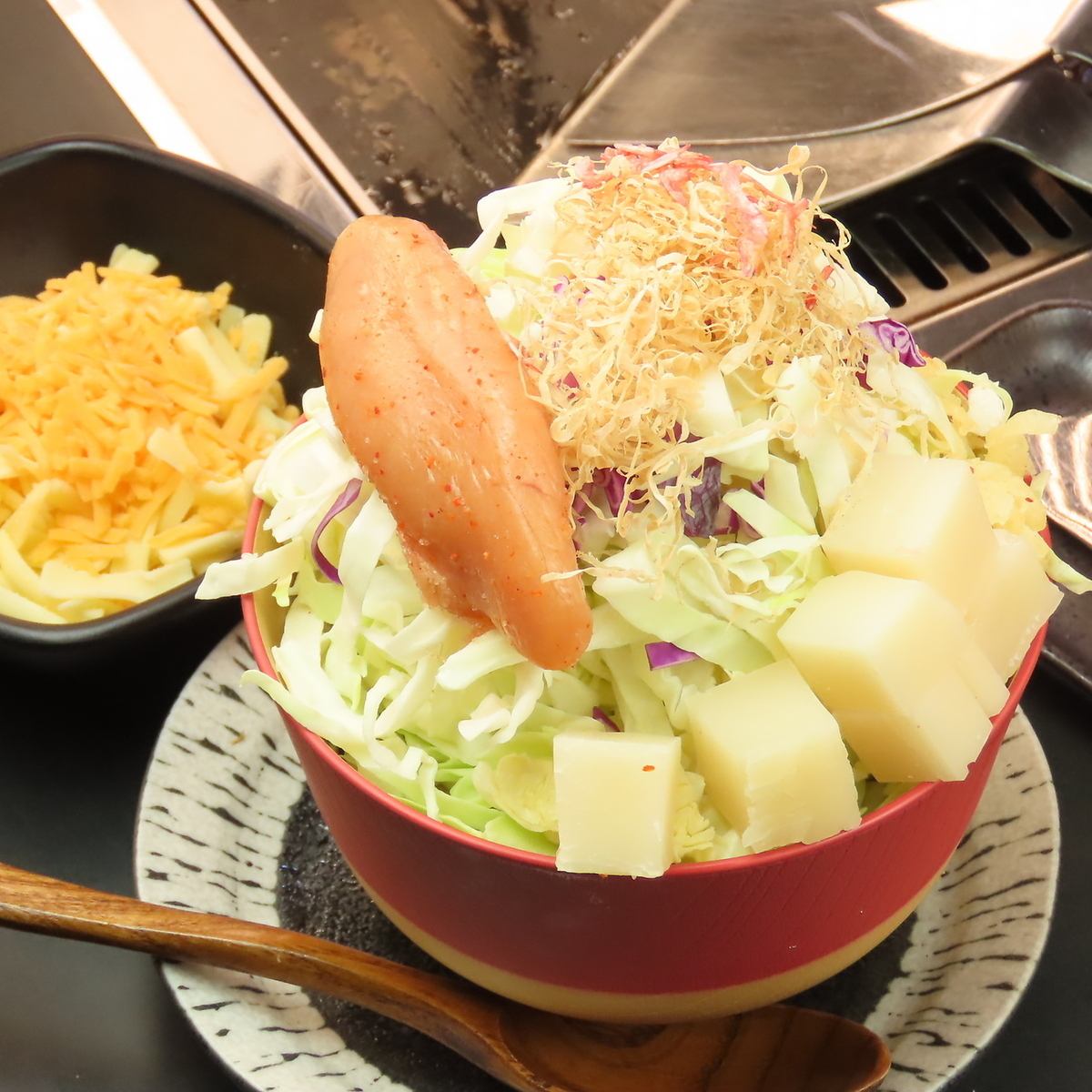 当店の一番人気「明太子もちチーズもんじゃ」ぜひご賞味ください