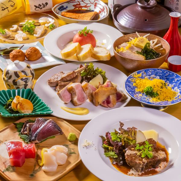 時間◆秋天的味覺享受套餐7種時令特色菜餚與甜點★5,500日圓（含稅）+120分鐘無限暢飲