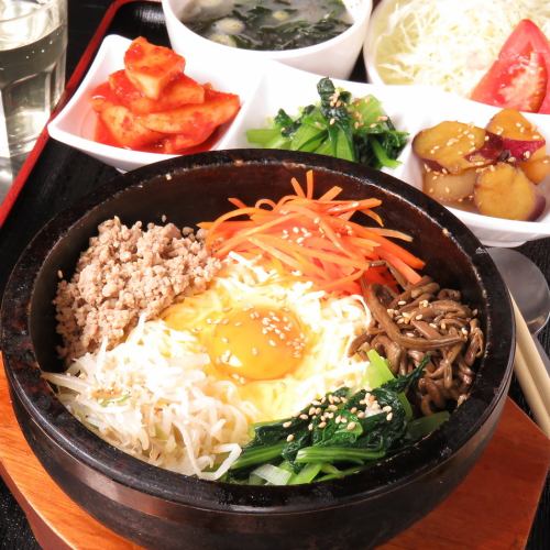 [Recommended] Stone-grilled bibimbap♪