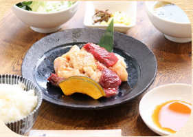 Recommended Lunch: Shichijo Lunchtime Offal Set Meal 1,680 yen