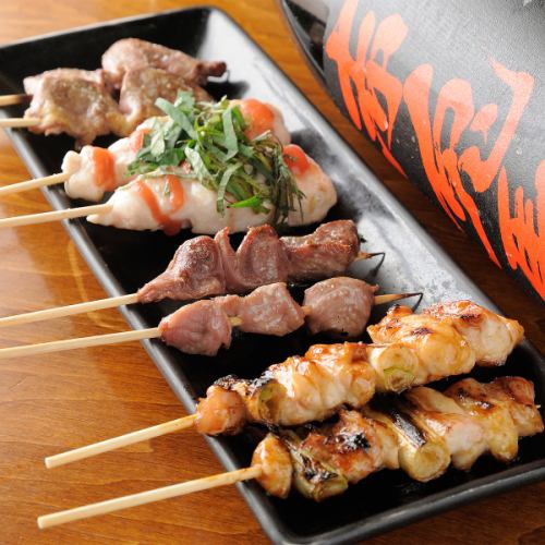 1本162円~/絶品!京地鶏も