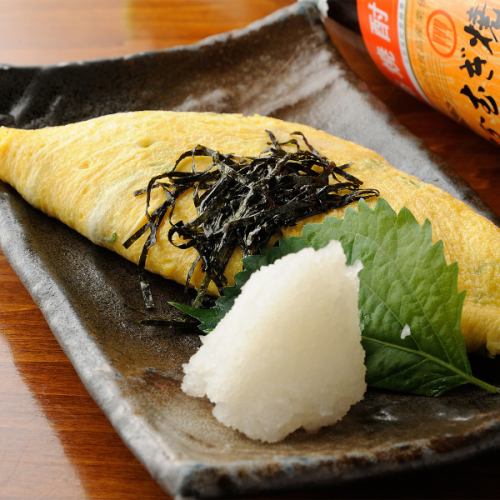 和風オムレツ/鶏はらみのおろしポンズ