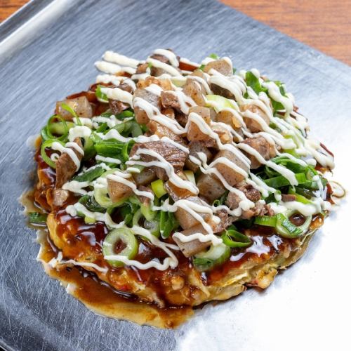 Doteyaki with green onions and egg