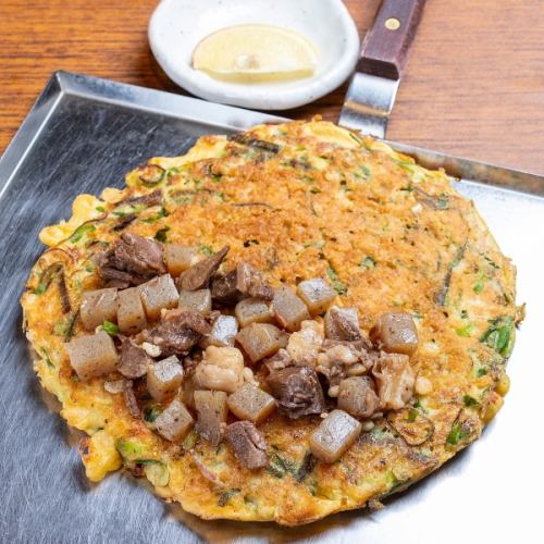 Grilled tendon and green onion