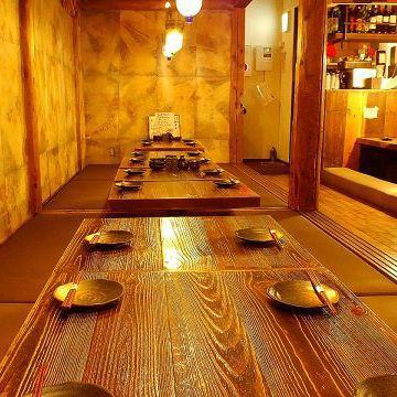 [Tasashiki seating] is available for up to 20 people! Please make a reservation for a company banquet.