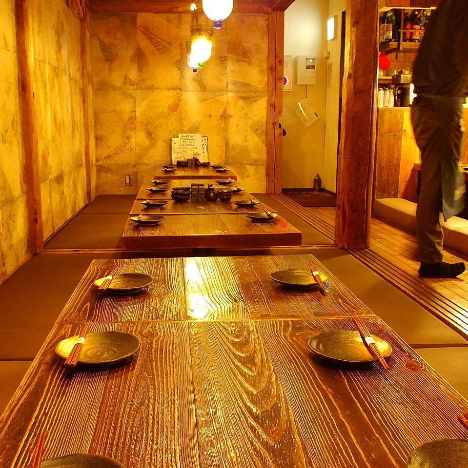 Inside the store, where you can enjoy a cool Japanese atmosphere full of emotions ... A banquet for 20 people is also possible