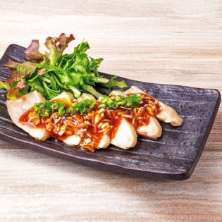 低温調理 鶏ももの香味ソースがけ