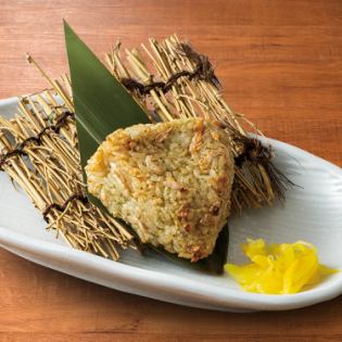 桜海老と青のりの焼きおにぎり/しらすと青じその焼きおにぎり　各1個