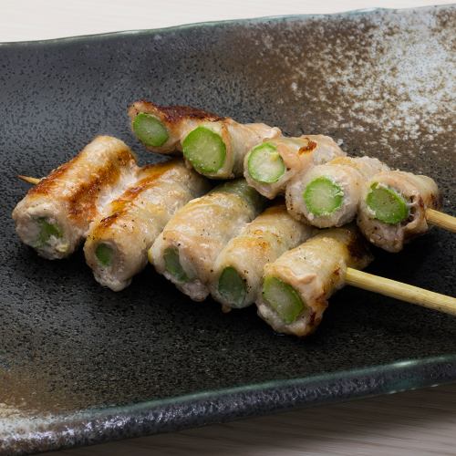 Pork asparagus roll