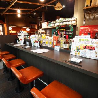 There is also a counter.Recommended for after work or after-parties! All-you-can-drink for 2 hours starts at 3,000 yen! How about a quick drink?Girls' night out/mixed party/entertainment/banquet/class reunion/welcome and farewell party/second party