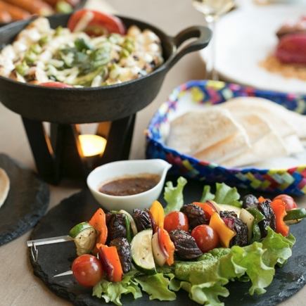 【お料理のみ】BBQファヒータコース～Fajitas Course～