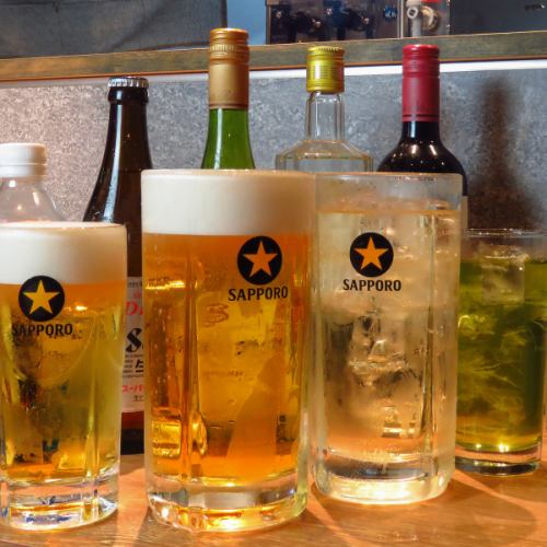 焼肉にぴったりのドリンク取り揃えております！