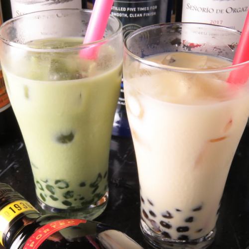 We also prepared a topical tapioca drink!