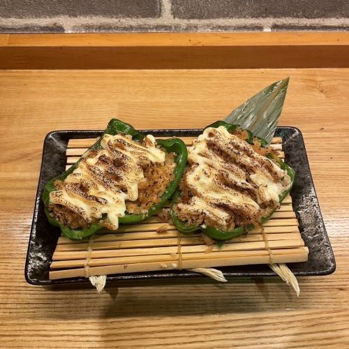 鶏そぼろピーマン(2枚)