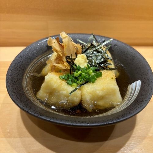 自家製もっちり揚げ出し豆腐