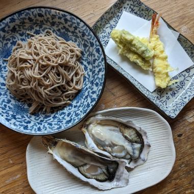 【おすすめコース】、牡蠣、刺身、旬の魚、歓送迎会にピッタリ、8品120分飲み放題付、4500円