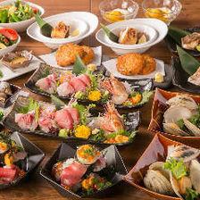 April ~ [3-hour all-you-can-drink included] Luxury course ~ Seafood chirashi sushi, Wagyu steak ~ 9 dishes total 8,000 yen (tax included)