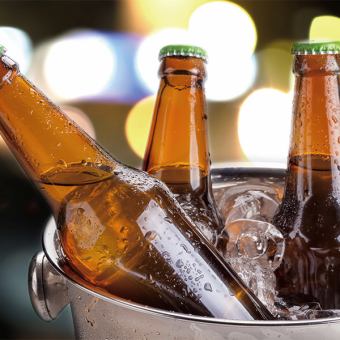 【テラス席確約】アジアのビールを中心に世界の瓶ビールが飲み放題プレミアムビアガーデンプラン