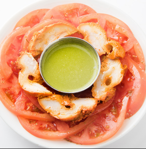 トマトとチキンのサラダTomato Chicken Salad