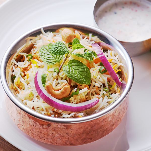 ハイデラバディ ビリヤニ(ライタ付き) Hyderabadi Biryani