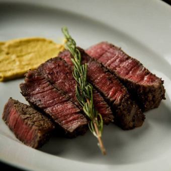 Standardコース 和牛A5リブロースステーキ…全8品 +2000円で飲み放題