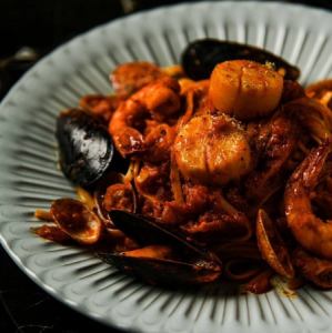 ホタテのペスカトーレ