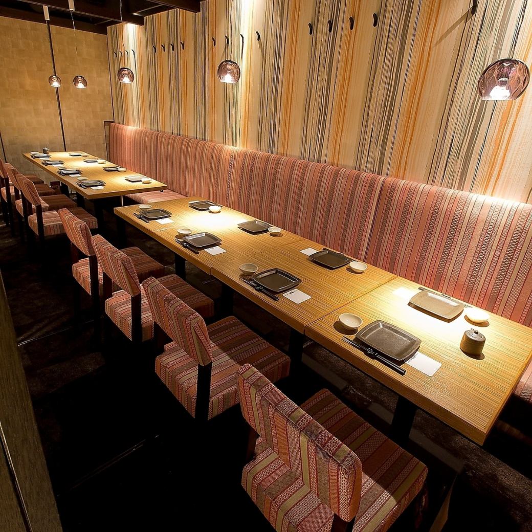 32名様まで個室で対応可能☆大人数でのご宴会もサポート致します