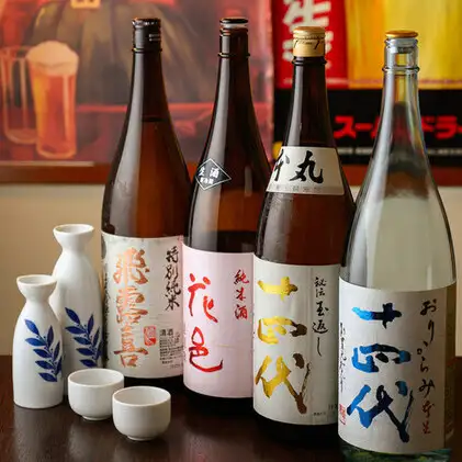 珍しい銘柄の日本酒も♪