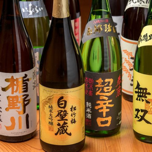 80種の日本酒