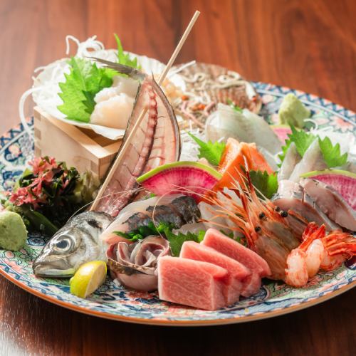 旬のお刺身七点盛り合わせ