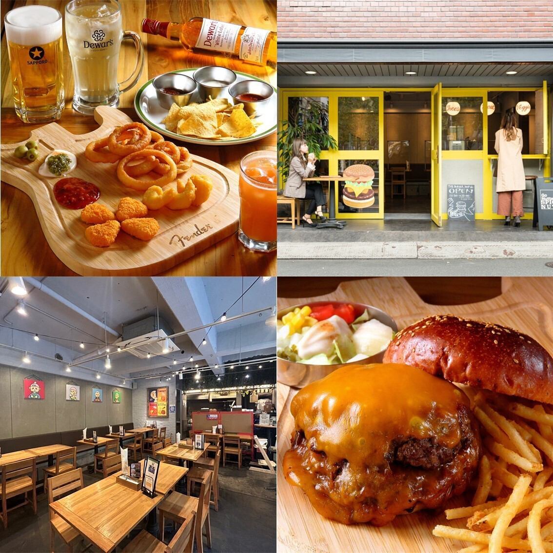 【八丁堀駅からスグ】話題沸騰◎大統領も食べた絶品ハンバーガー！お酒あり♪