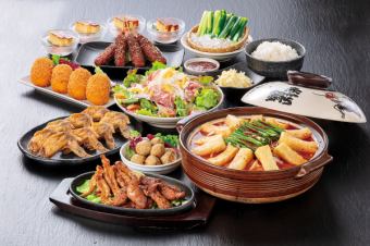 【紅起】火鍋、什錦、甜點等共11道菜品，辣味自選！全套紅起 3,850日元