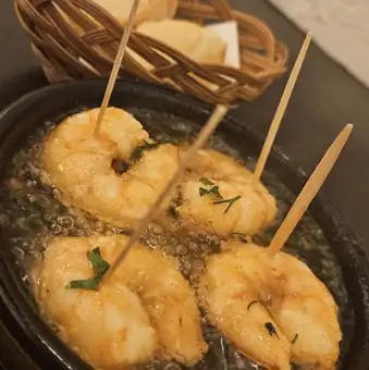 エビのアヒージョ
