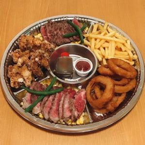 Meat bar party plate (small) (medium and large are also available.)