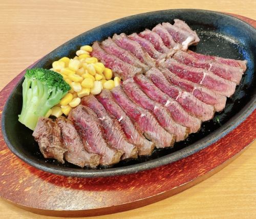 肉バルの鉄板　牛ミスジステーキ　100g