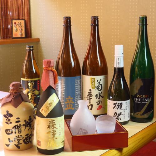 日本酒、焼酎も多数ご用意！