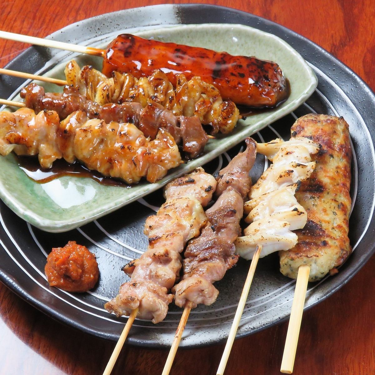 Our yakitori, which is made by hand, is a favorite with many fans!