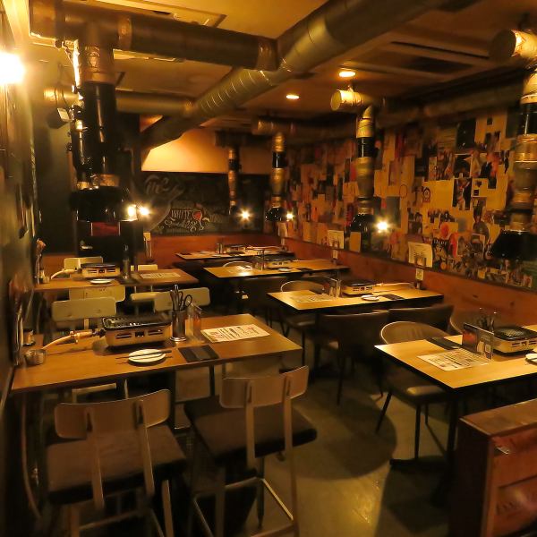 【20名様～まるごと貸切プラン】有楽街入口徒歩15秒で楽しめる「本格焼肉×ワイン」＝Calvino(カルビーノ)！！※貸切の場合は早期ご予約がオススメ！→貸切なら飲み放題時間が【2時間】へ無料延長OK！