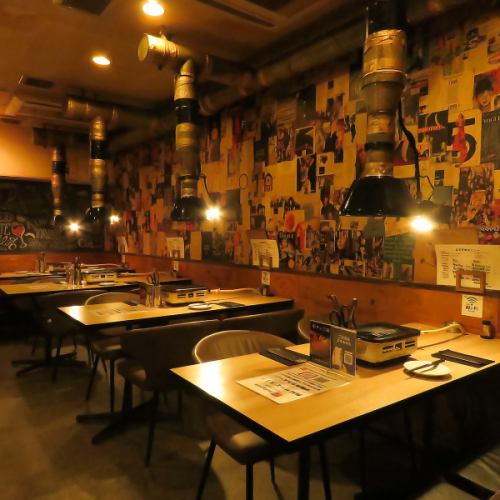 異国風な店内で上質な黒毛和牛をご堪能ください