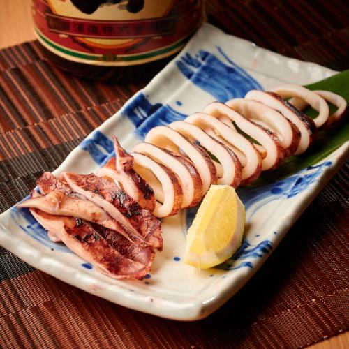 Roasted squid