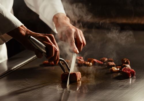 Teppanyaki to enjoy with all five senses