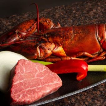 【Xmas早割/白雪12/20、21の予約】黒毛和牛、オマール海老など+シェフからのXmas一品プレゼント