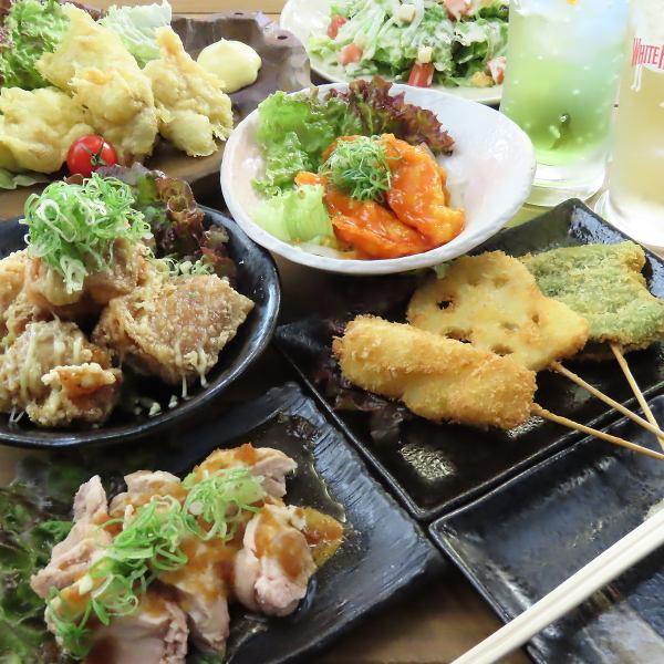 【120分飲み放題付】名物！竜田揚げなど人気の逸品が勢揃い《姫路製作所コース》5000円（税込）