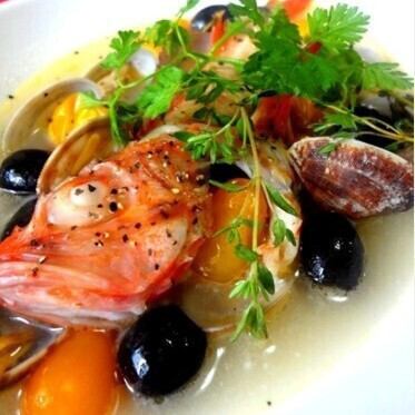 本日のアクアパッツァ(季節により変化致します)