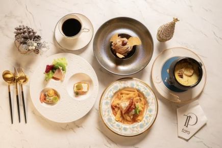 【仅限午餐★午餐套餐包含甜点】特别场合和周年纪念的完美之选！共5道菜！3800日元（含税）