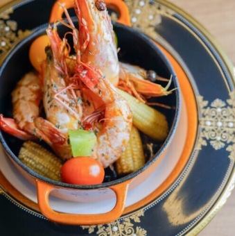 旬のアヒージョ