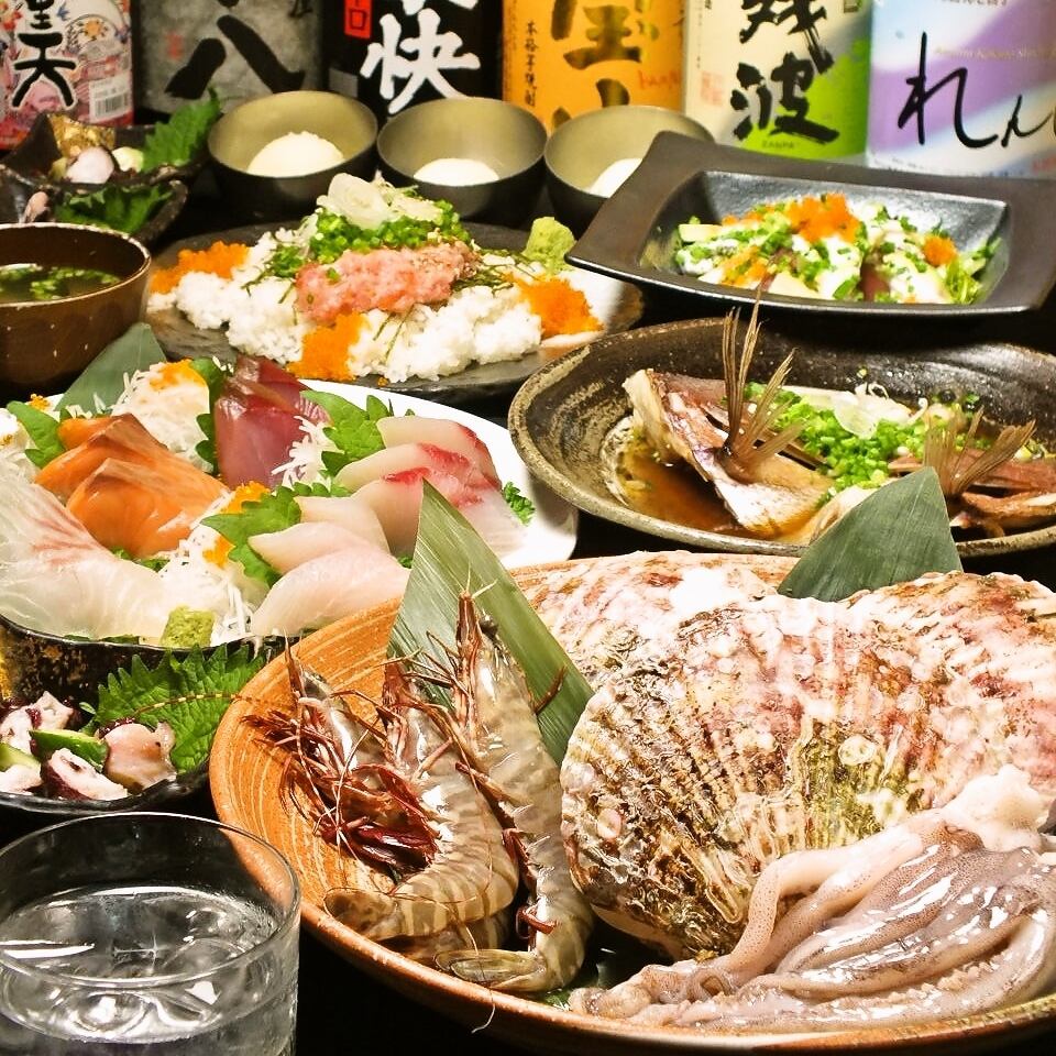 Fisherman's banquet course: 7 dishes + 2 hours of 80 kinds of all-you-can-drink included: 3,800 yen