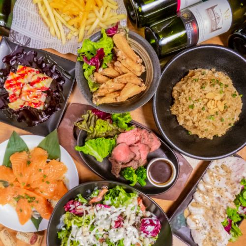 【個室確約◎メイン選べる】鉄板焼きorお鍋or刺し盛り含10品×2H飲み放題《贅沢コース》4000円