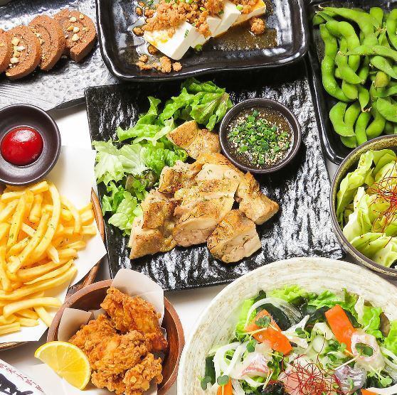 全席扉付き完全個室/単品飲み放題1100円/無制限飲み放題1650円