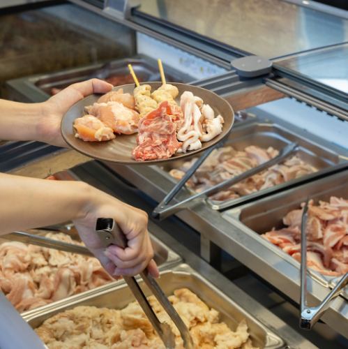 100種類以上のメニュー